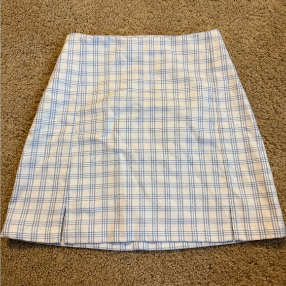 Brandy Melville Dresses & Skirts - Blue Plaid Women's Skirt